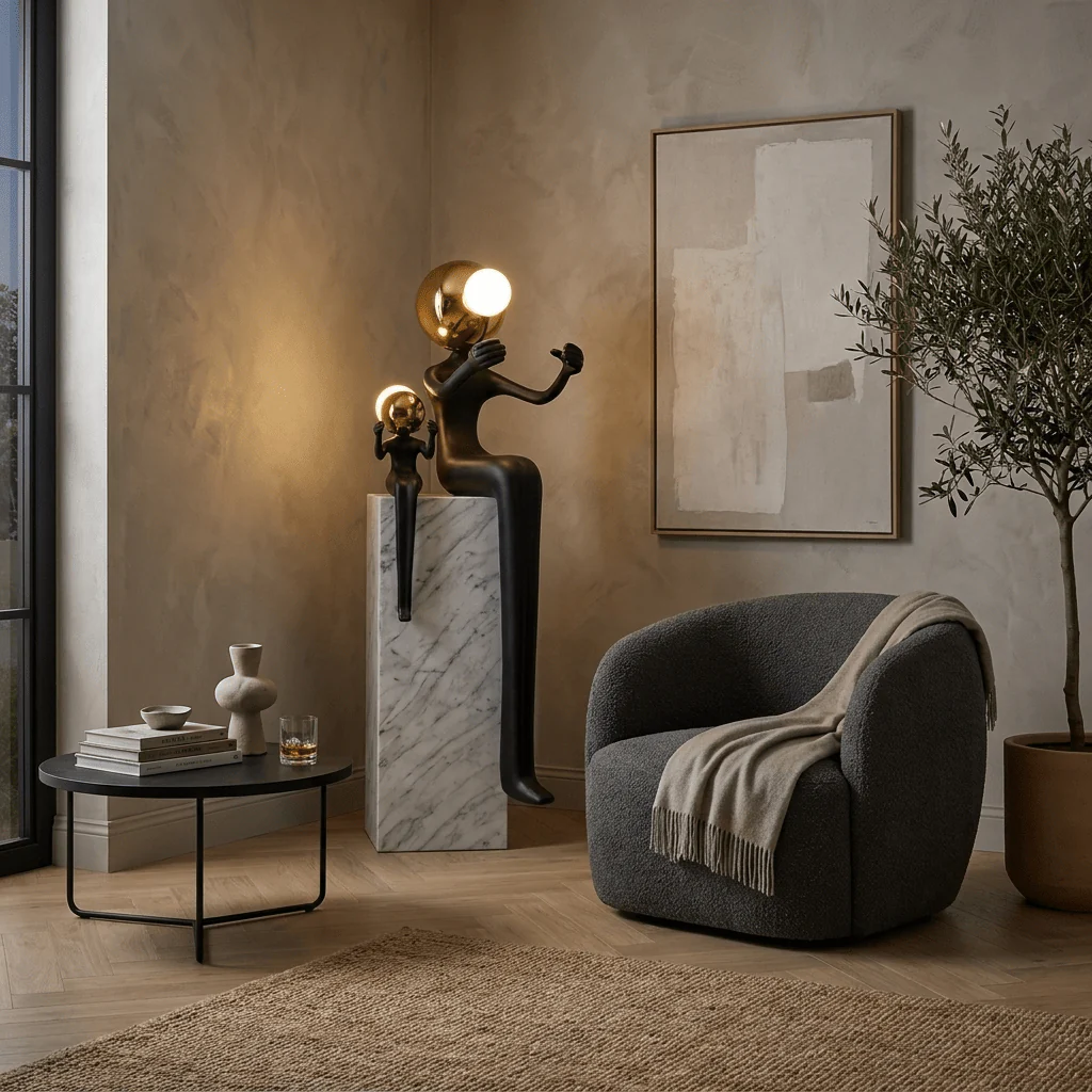 Harmony Duo Sculpture Lamp - Image 3
