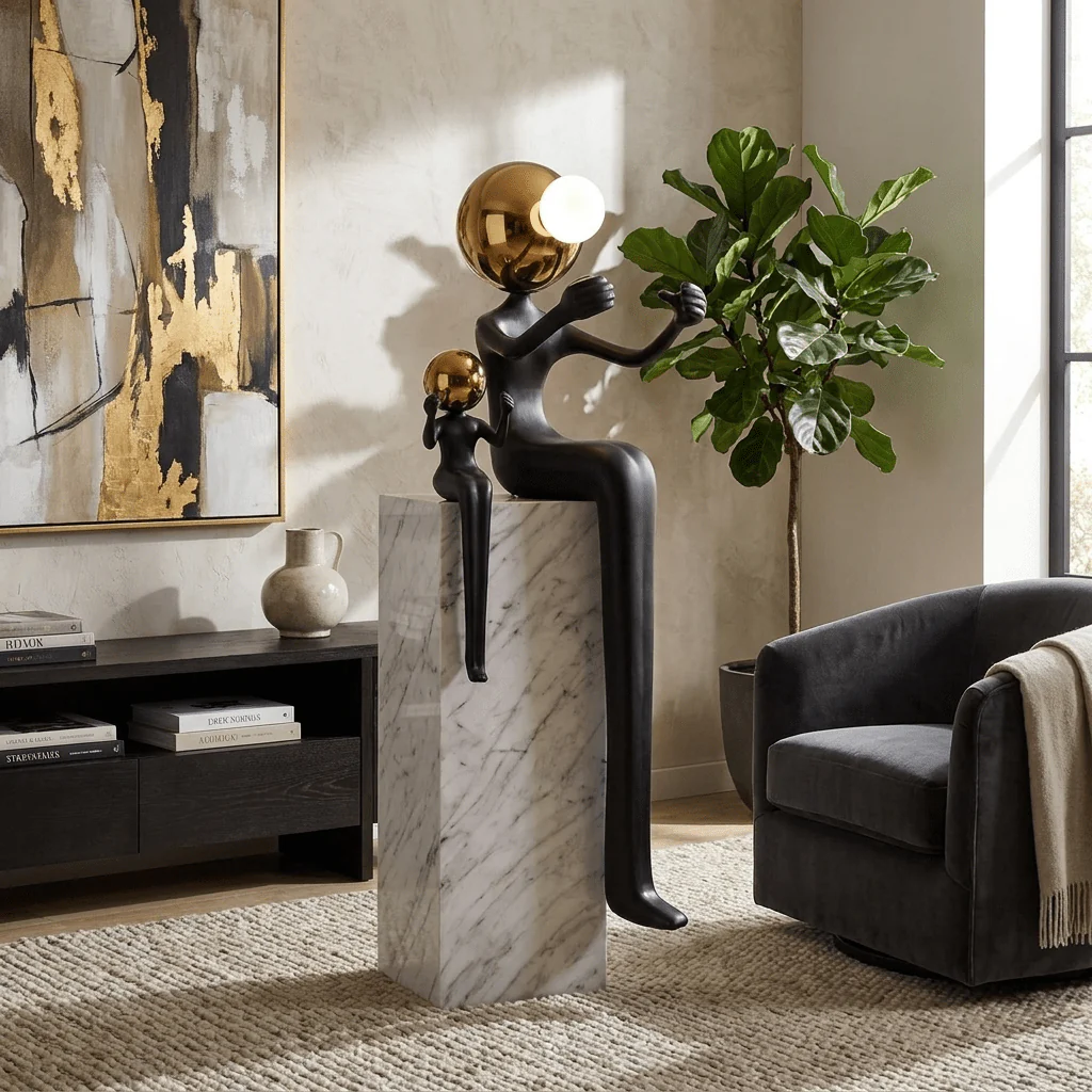 Harmony Duo Sculpture Lamp - Image 5