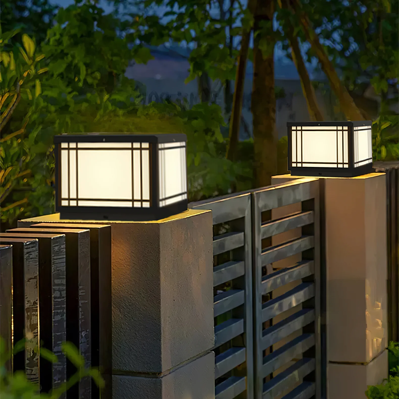 Harrison Solar Cube Outdoor Lamp - Image 13