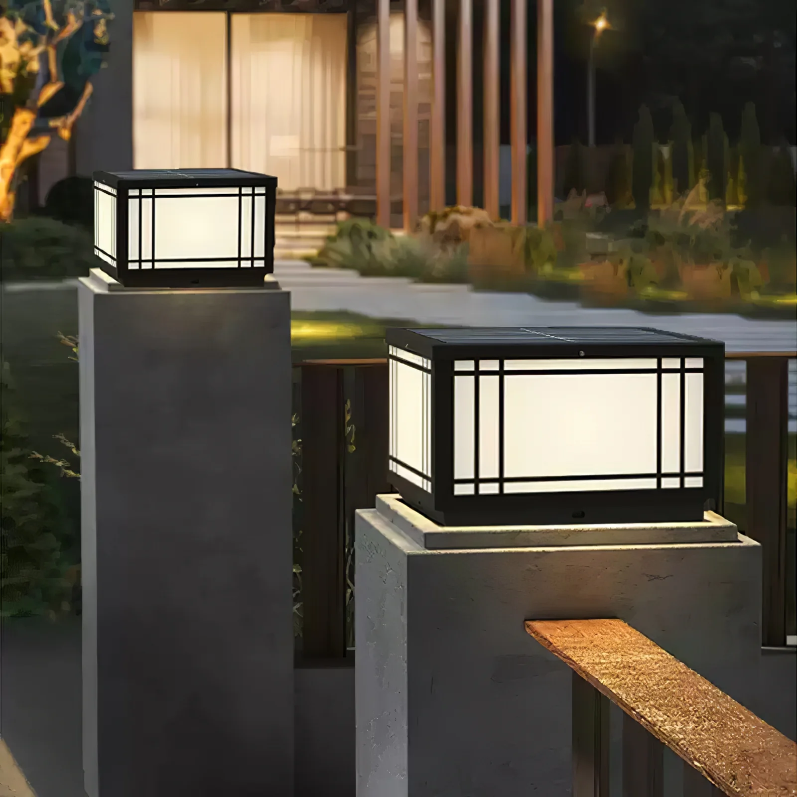 Harrison Solar Cube Outdoor Lamp - Image 7