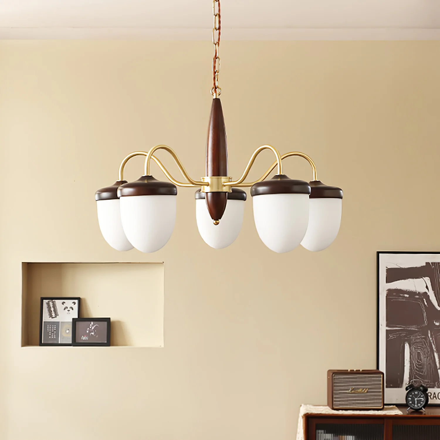 Hazelnut Branch Chandelier - Image 11
