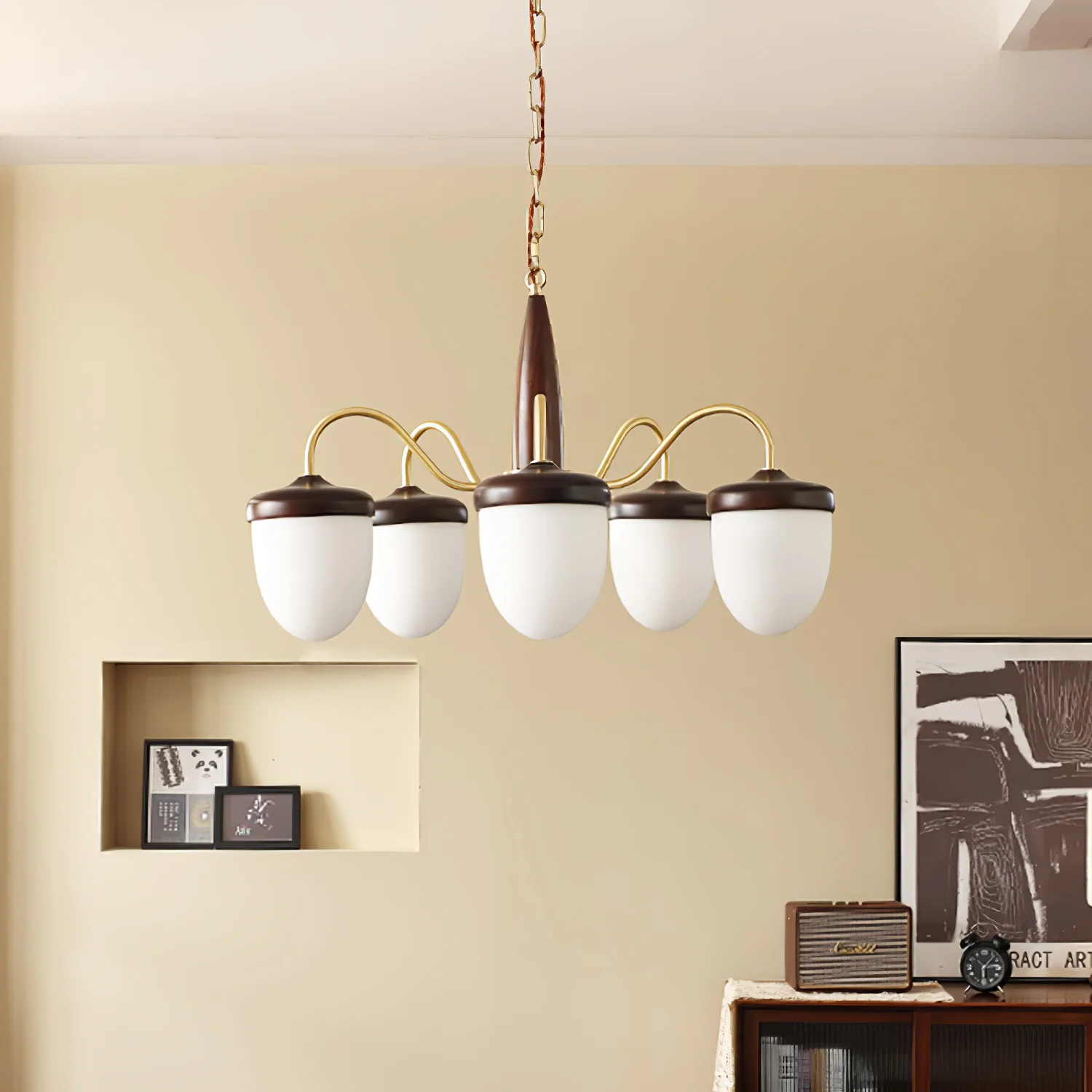 Hazelnut Branch Chandelier - Image 19