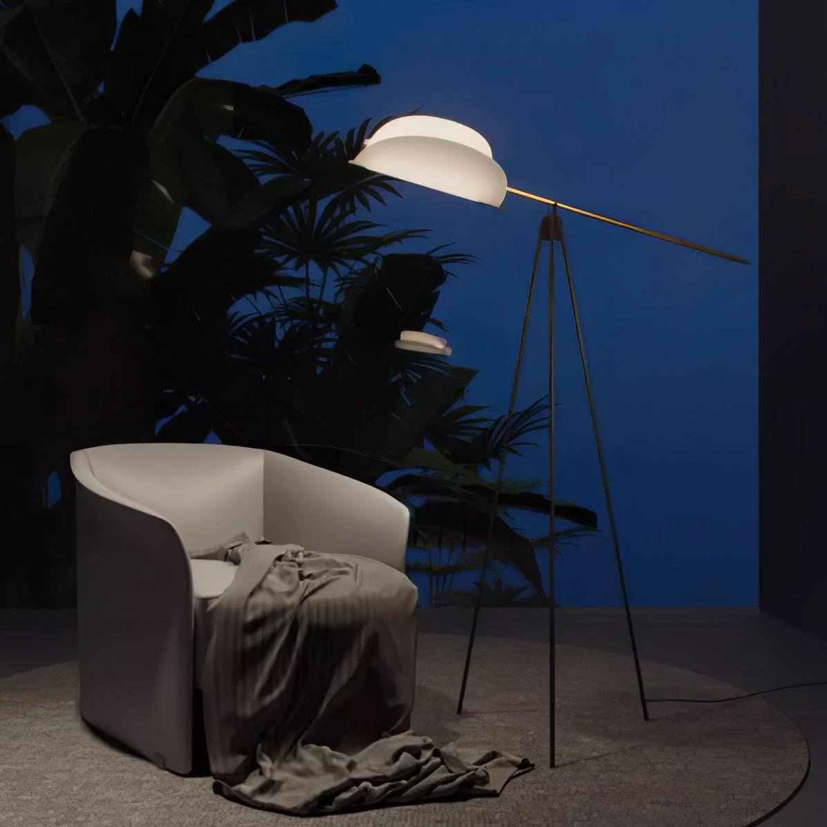 Heart Wing Tripod Floor Lamp - Image 8