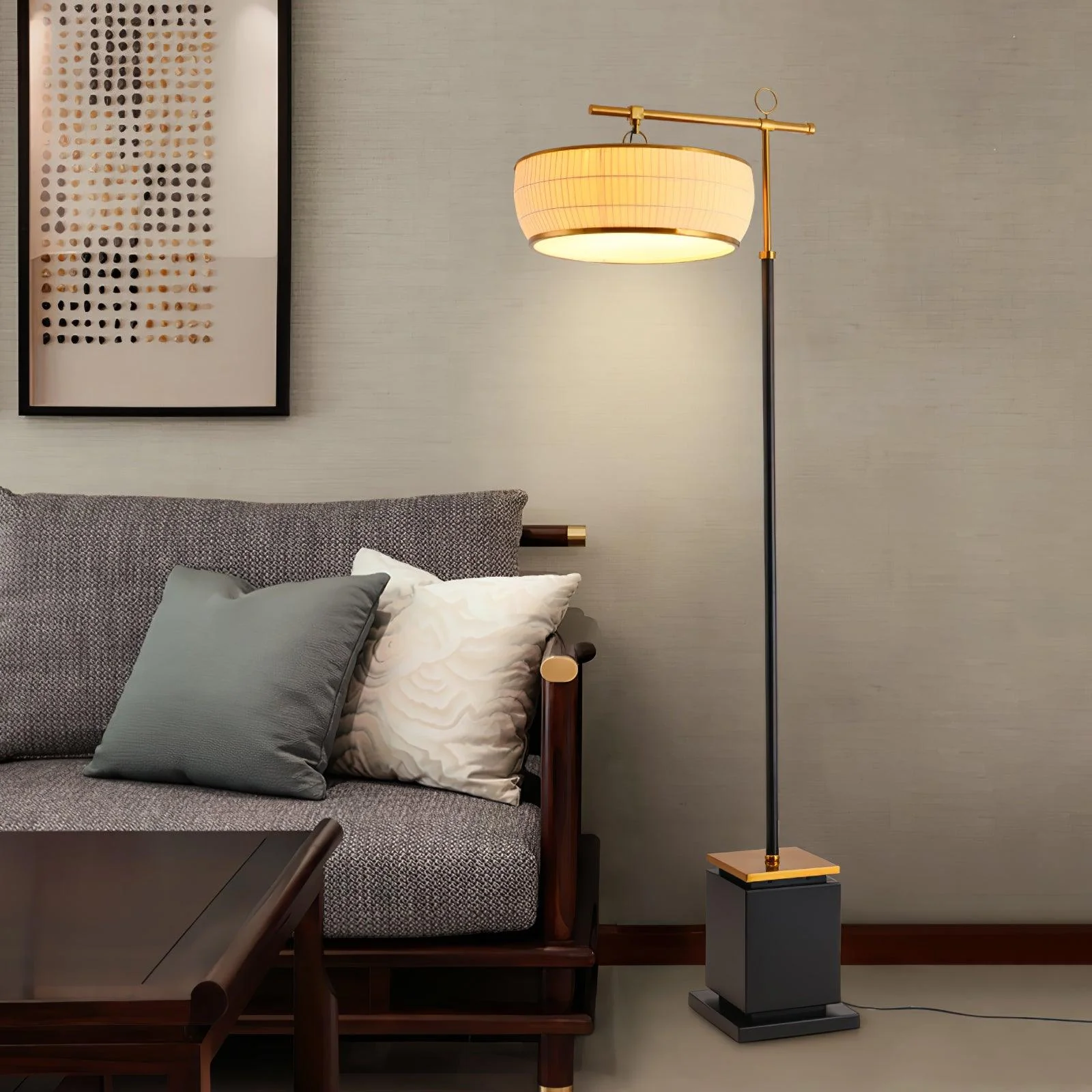 Hejun Fabric Floor Lamp - Image 13