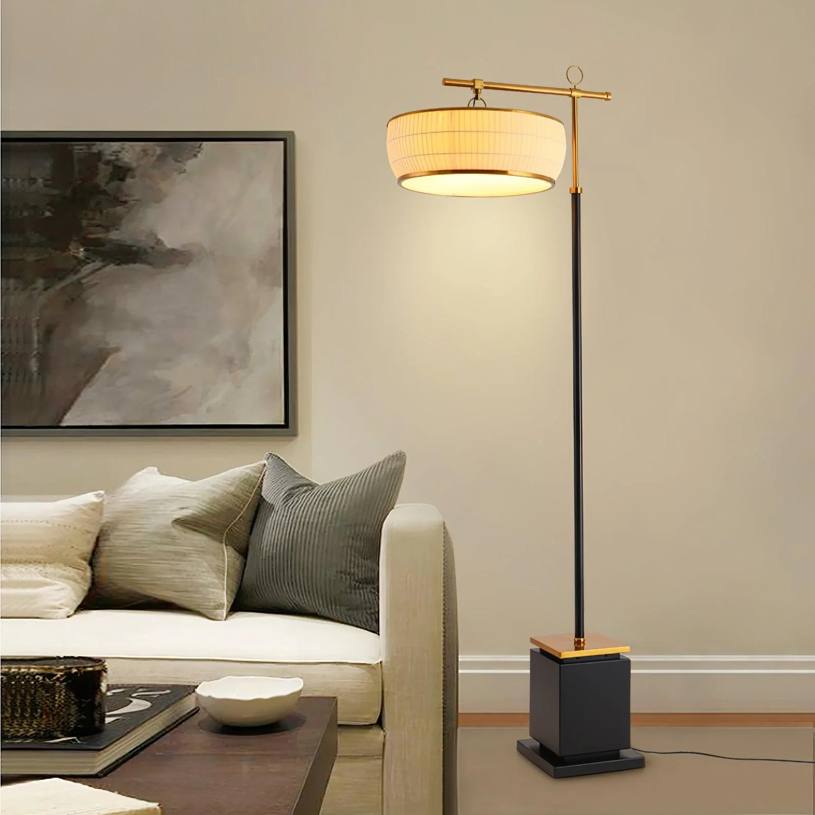 Hejun Fabric Floor Lamp - Image 18