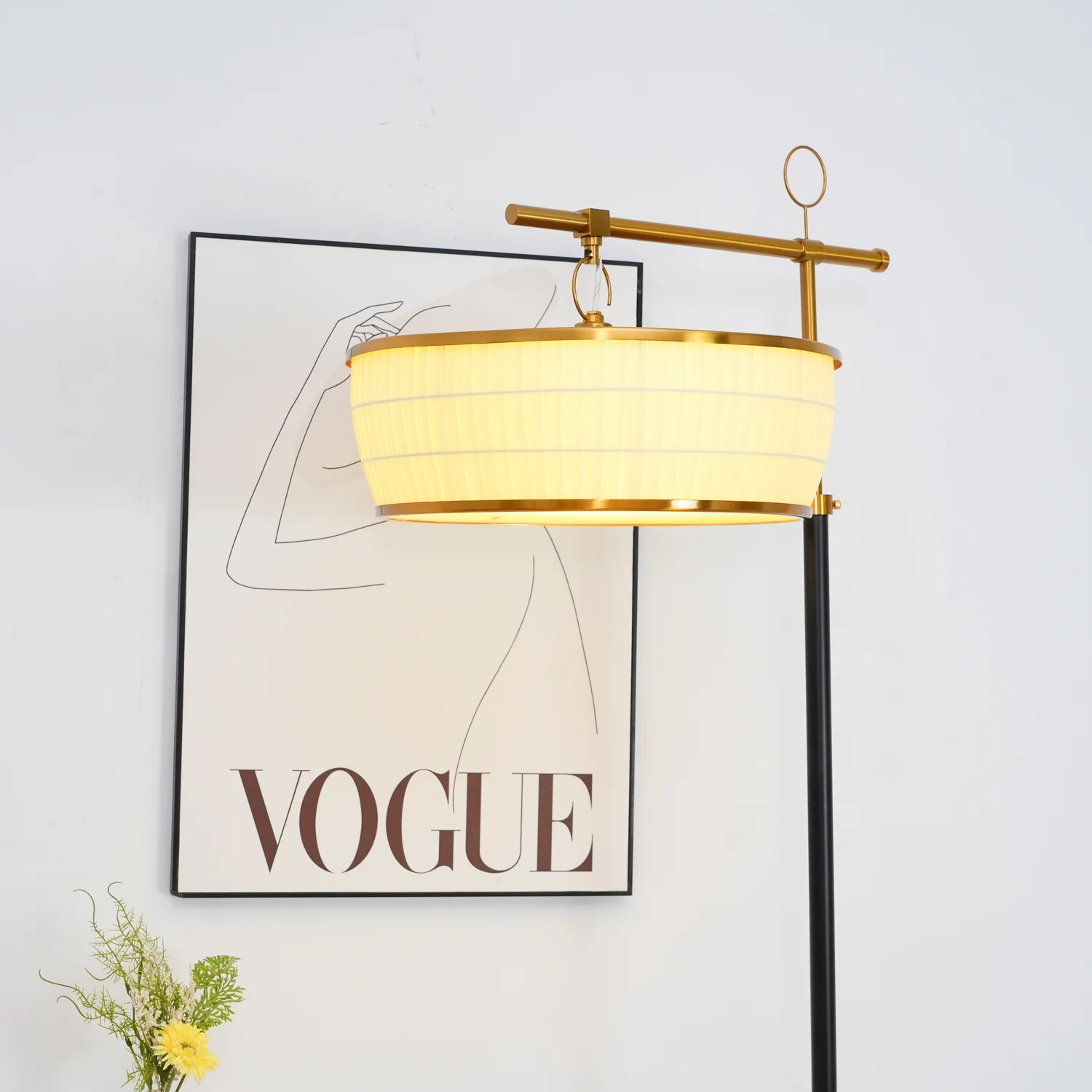 Hejun Fabric Floor Lamp - Image 6