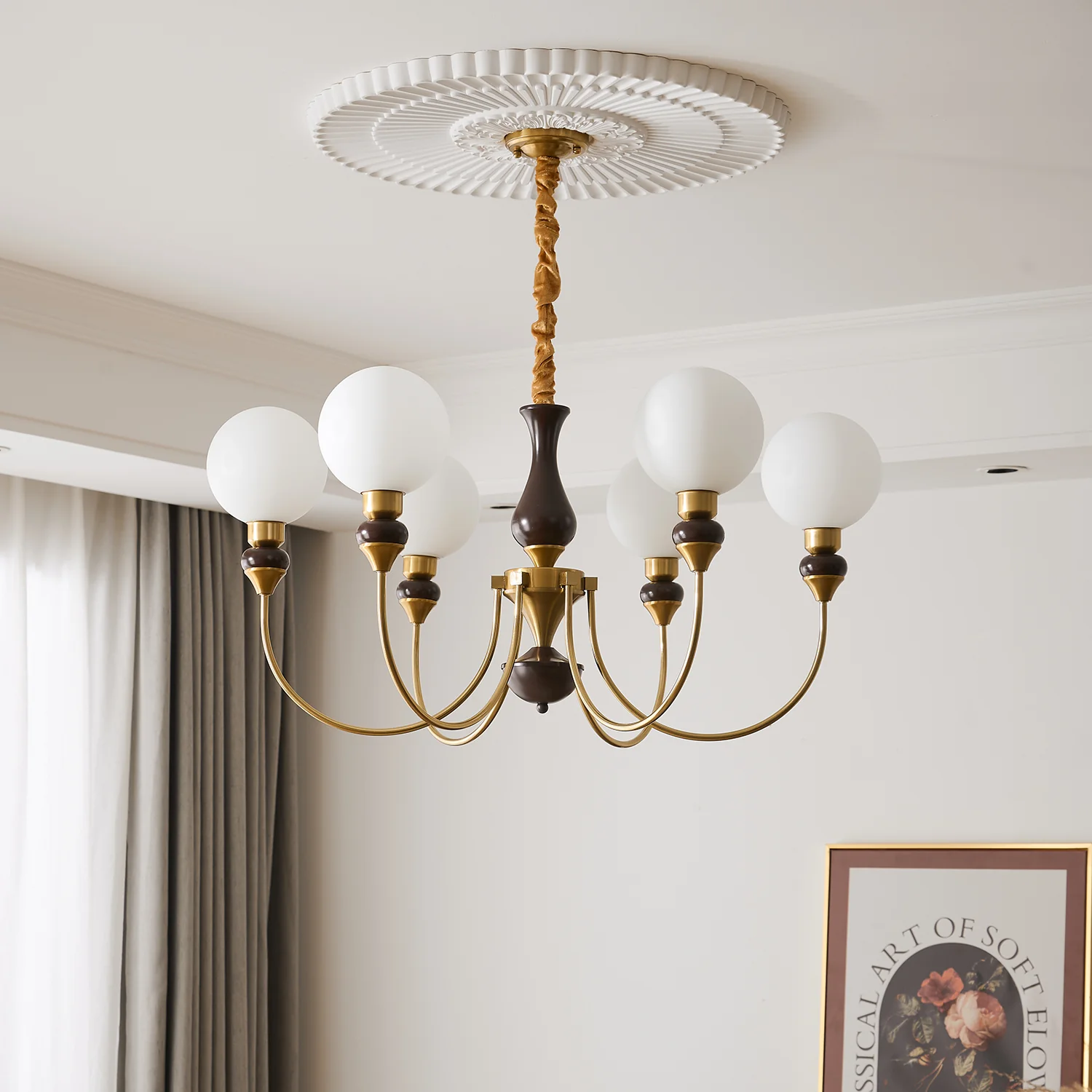 Helena Curve Chandelier - Image 37