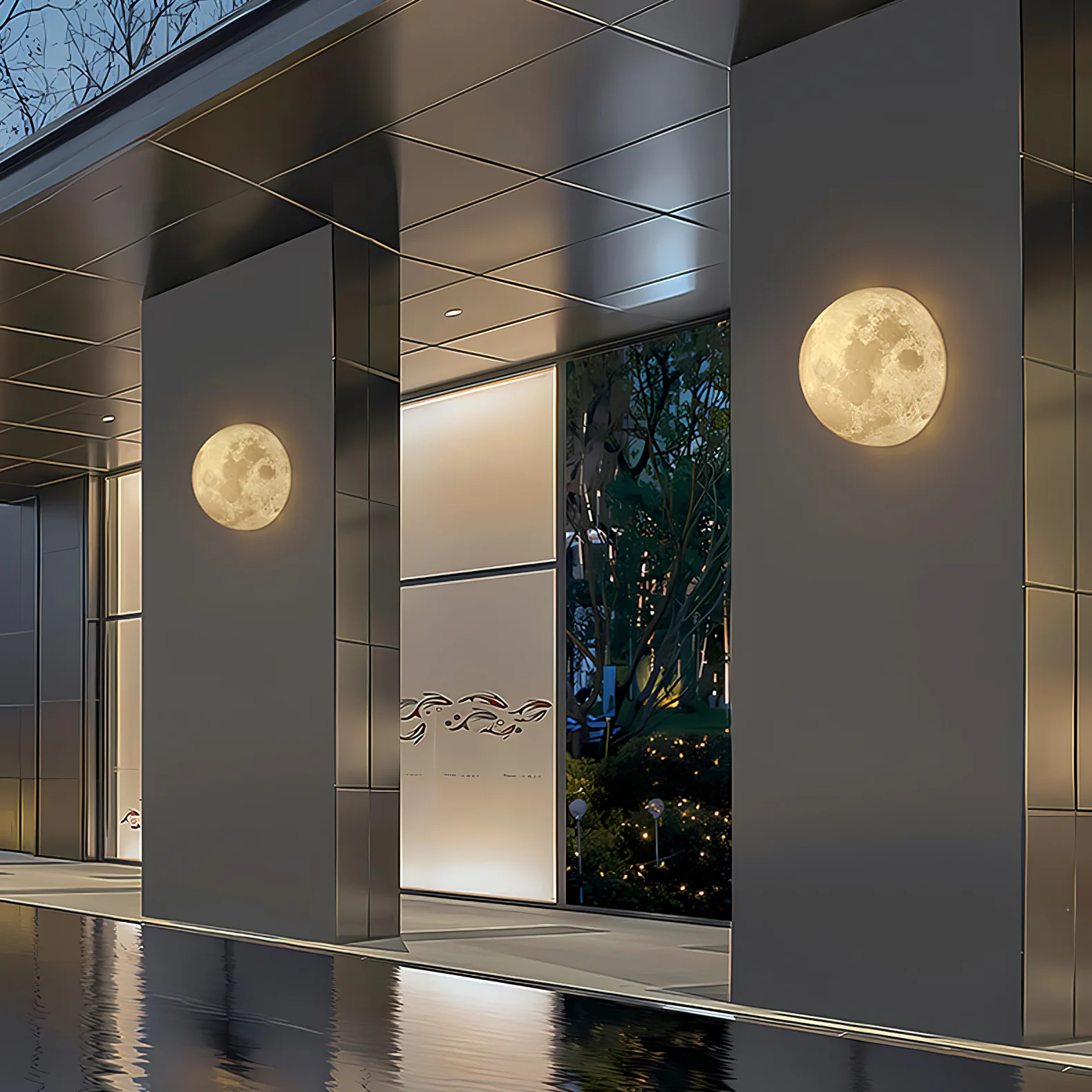 Moon 3D Wall Lamp - Image 7
