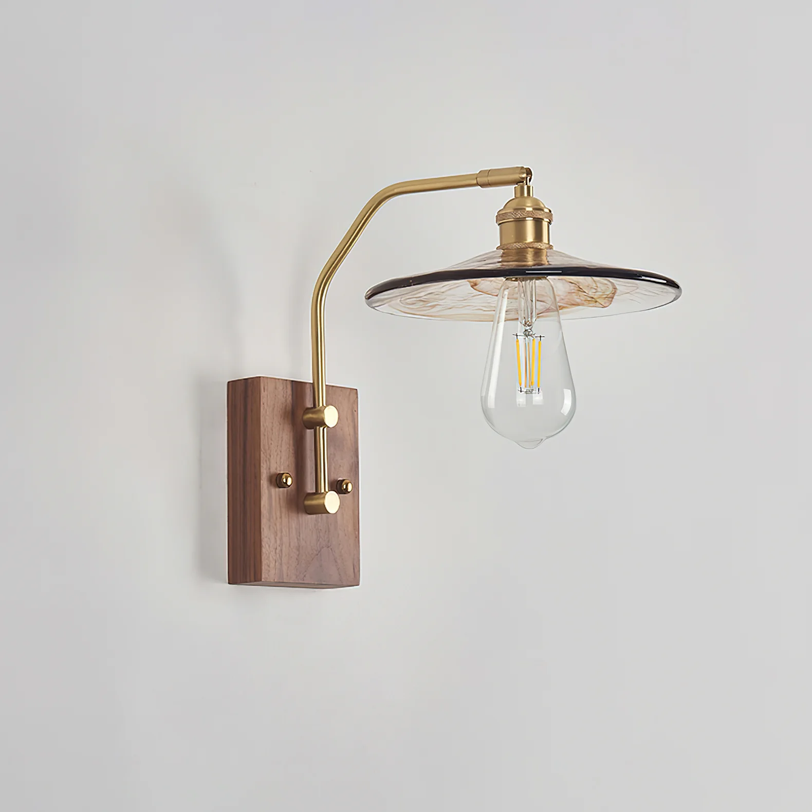 Heritage Walnut Wall Lamp - Image 15