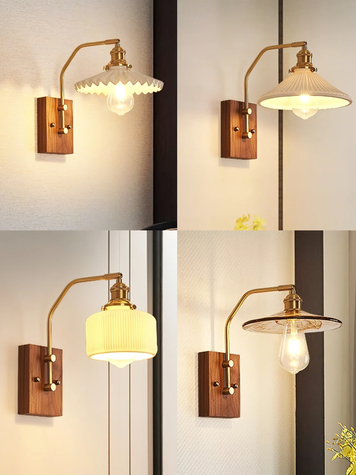 Heritage Walnut Wall Lamp - Image 23