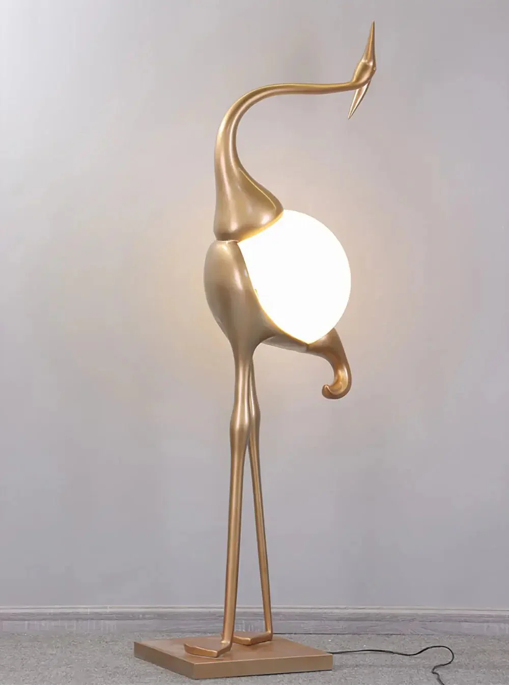 Heron Sculpture Floor Lamp - Image 17