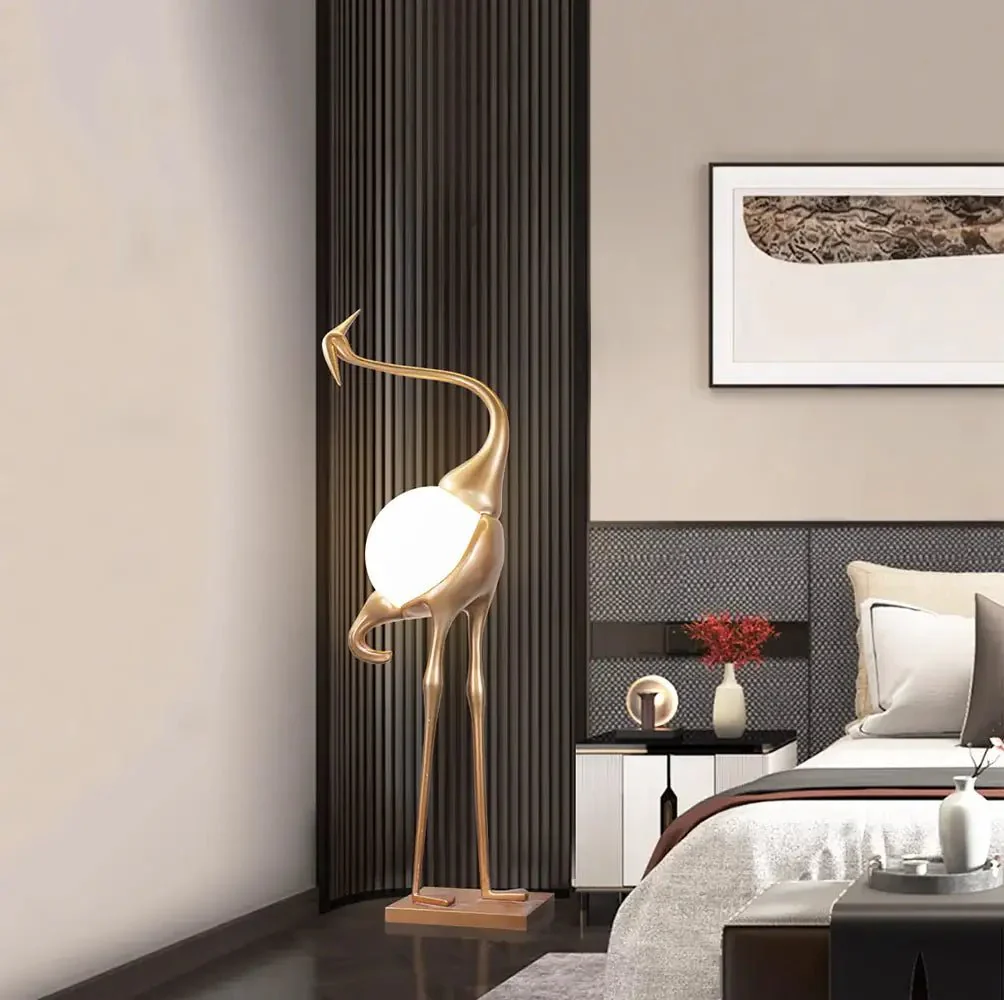 Heron Sculpture Floor Lamp - Image 23