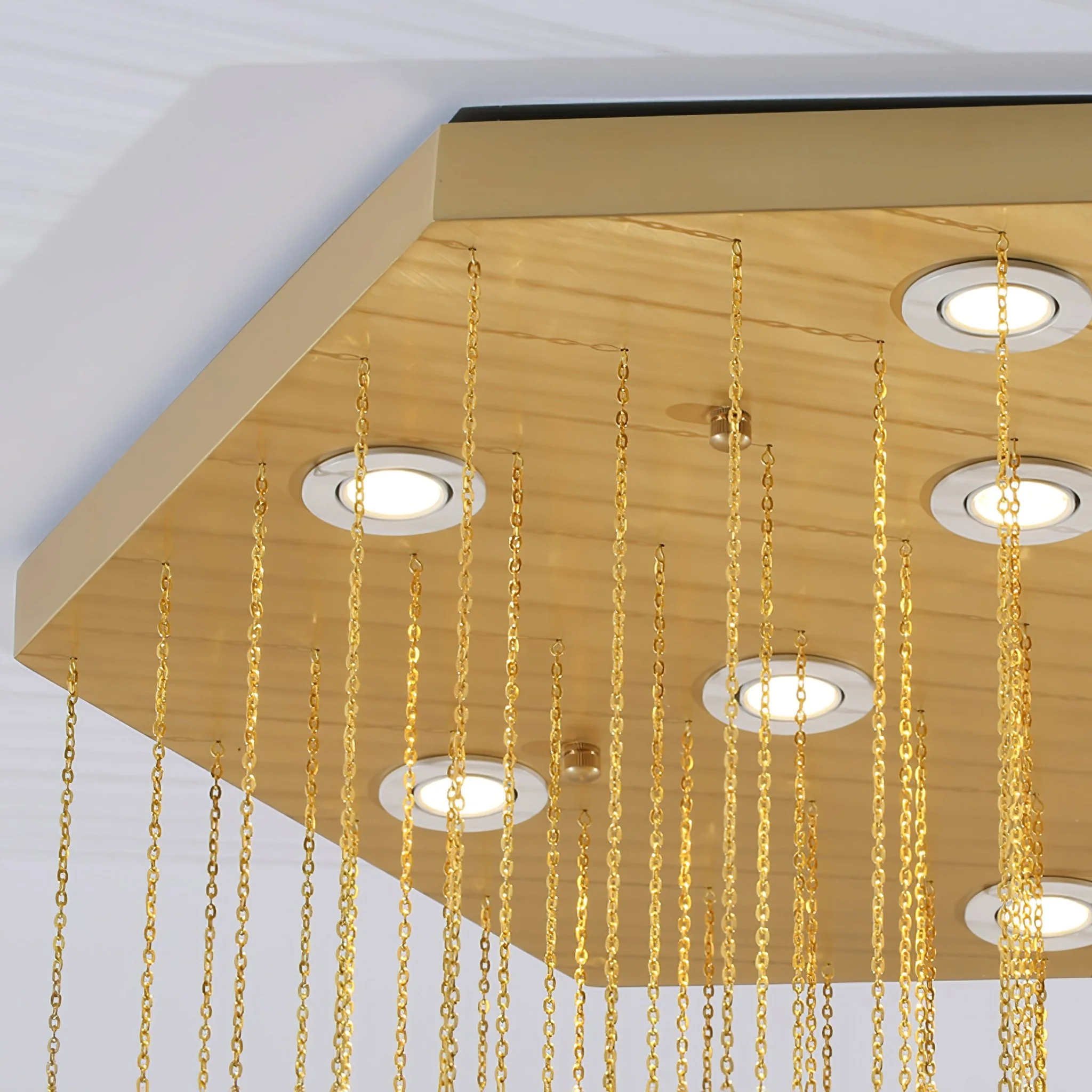 Hexa Alabaster Cascade Chandelier - Image 20