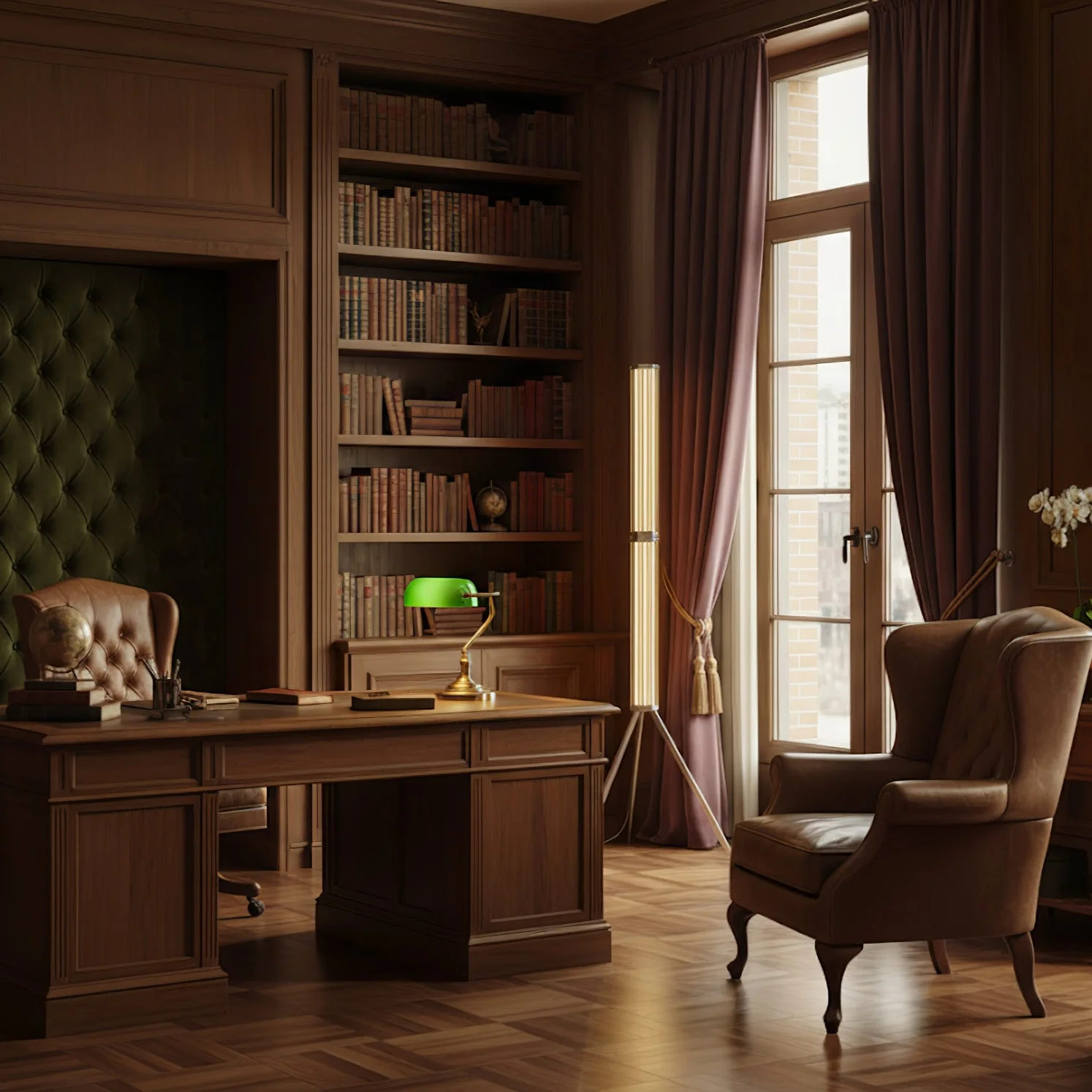 Hexagonal Glass Floor Lamp - Image 5