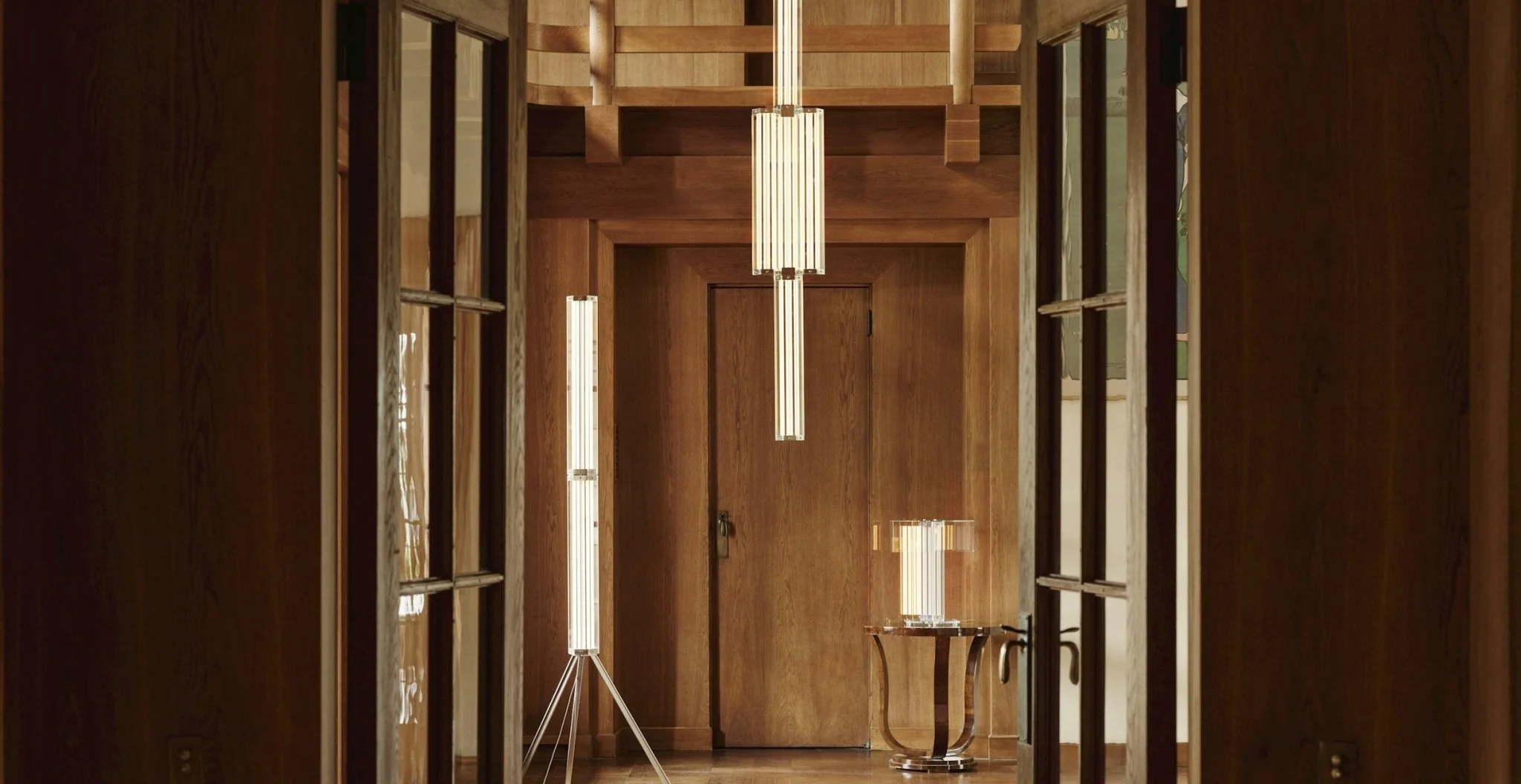 Hexagonal Glass Pendant Lamp - Image 11