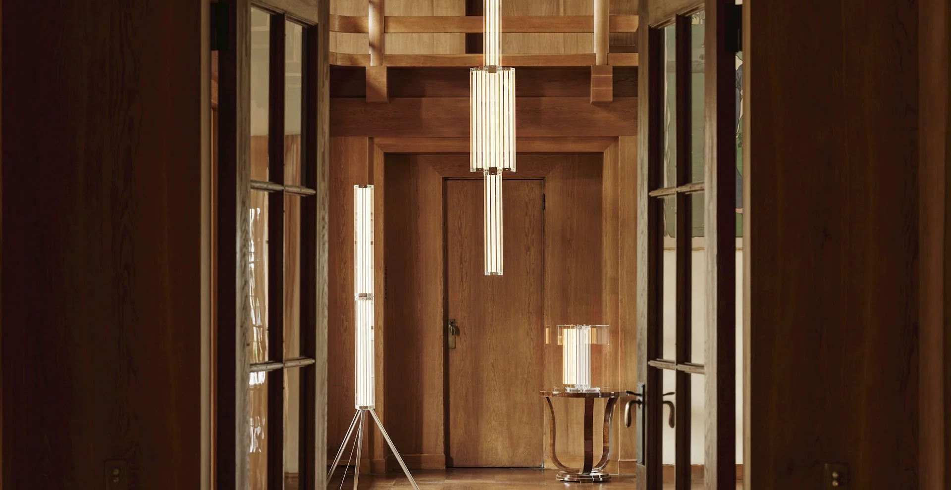 Hexagonal Glass Pendant Lamp - Image 16