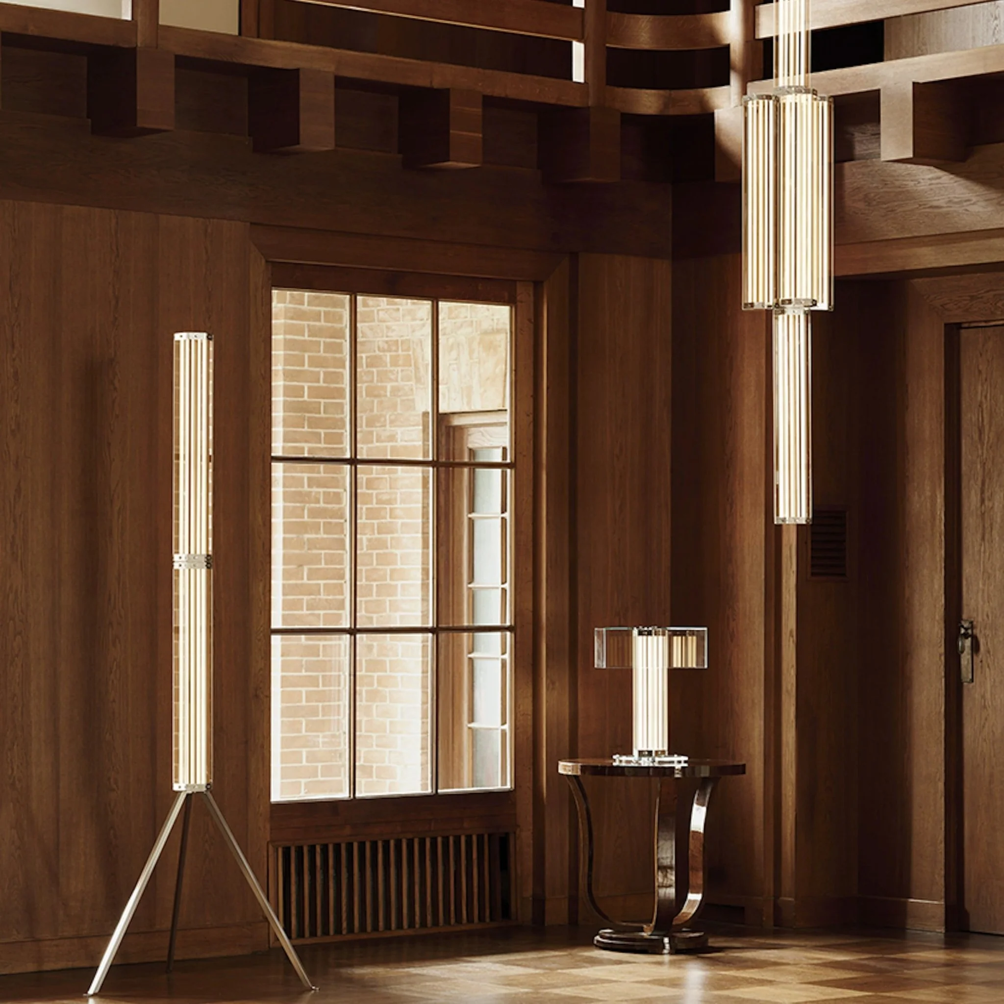 Hexagonal Glass Pendant Lamp - Image 7