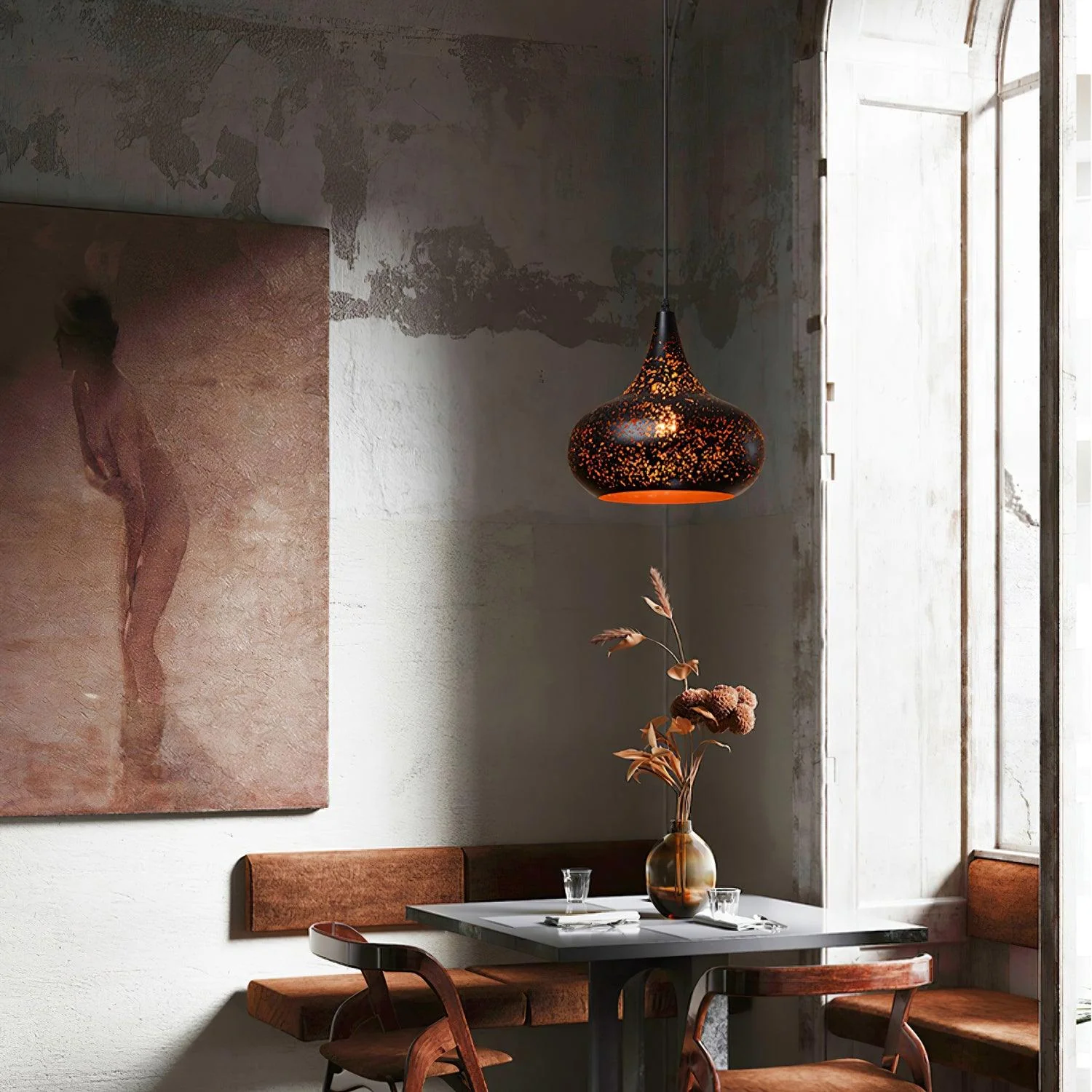 Hollow Industrial Pendant Lamp - Image 11