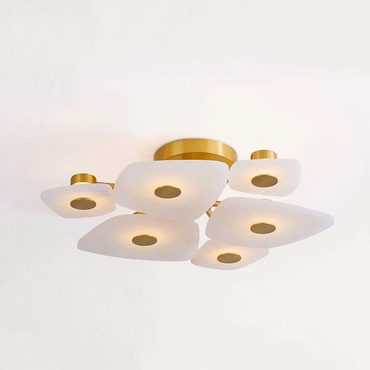 Holmdel Alabaster Ceiling Lamp - Image 19