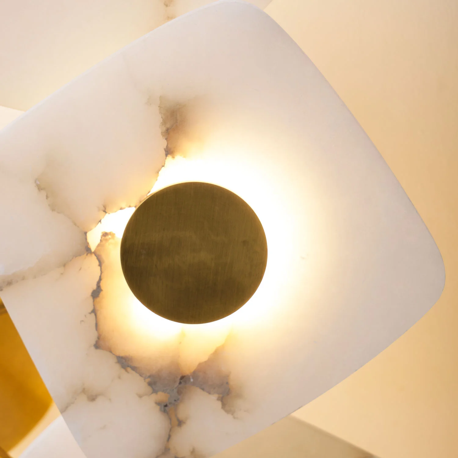 Holmdel Alabaster Ceiling Lamp - Image 34