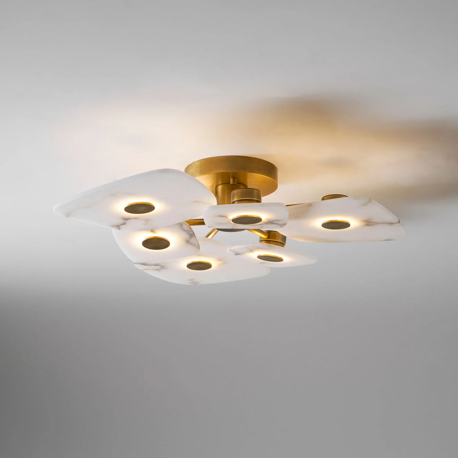 Holmdel Alabaster Ceiling Lamp - Image 37