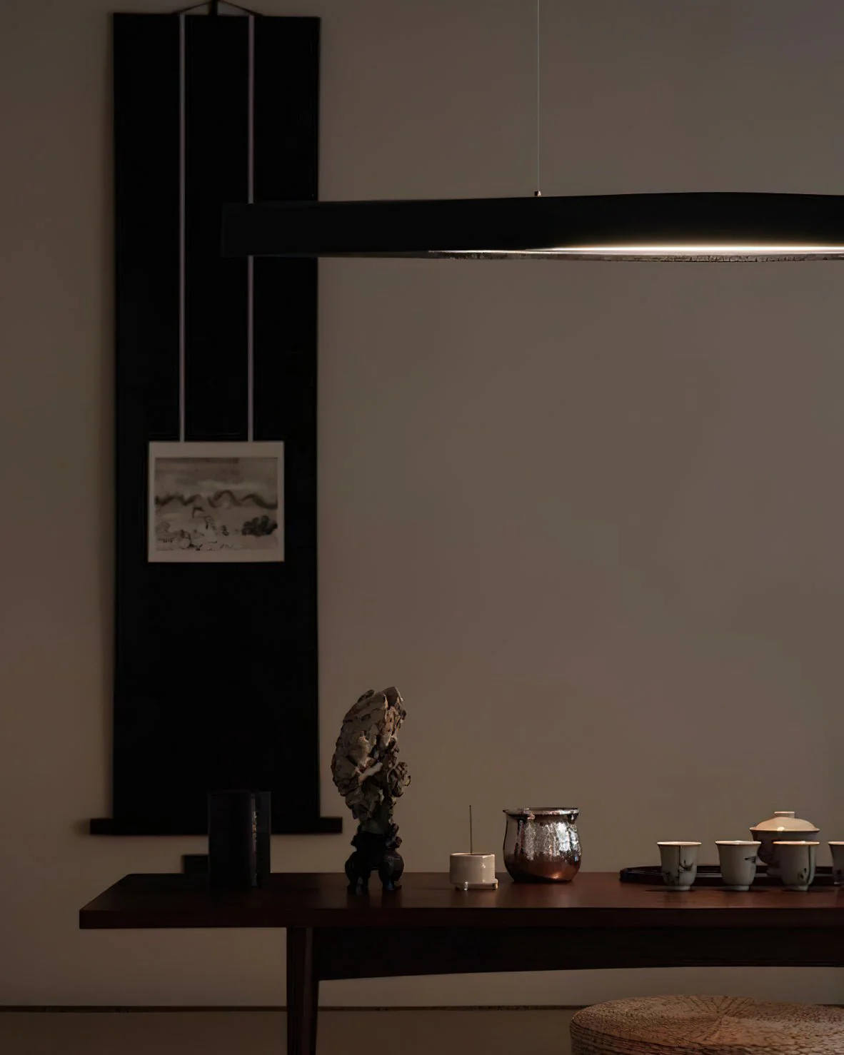 Horizon Linear Wood Pendant Lamp - Image 6