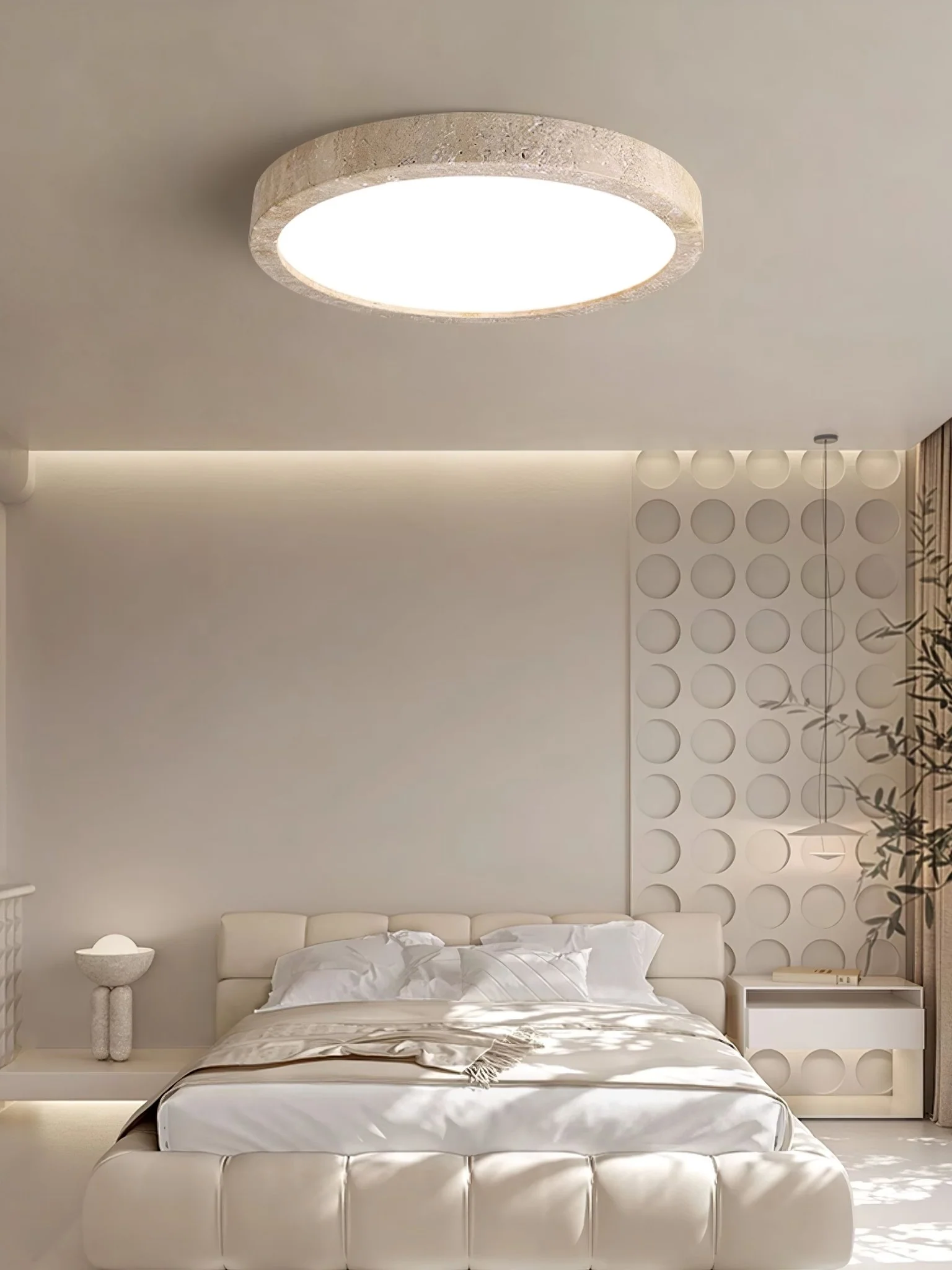 Horizon Travertine Ceiling Light - Image 5