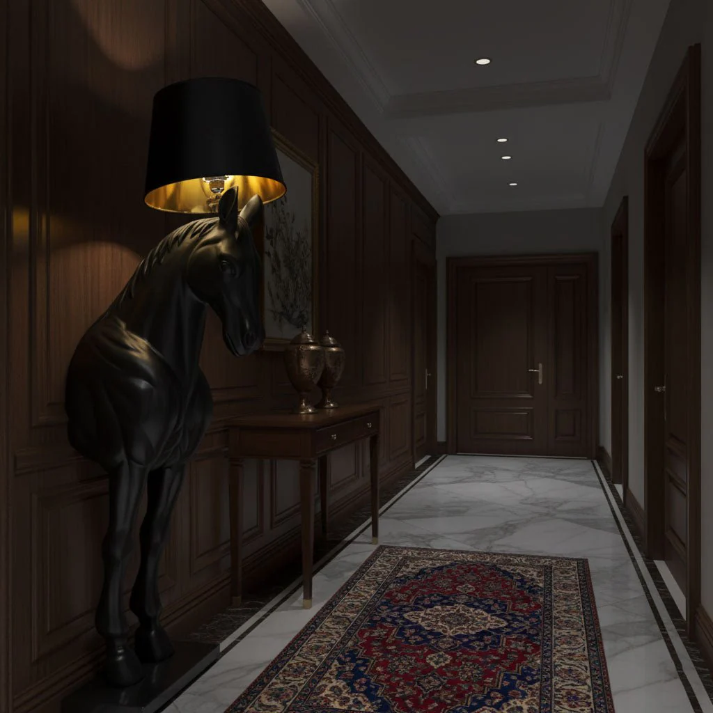 Horse Statue Floor Lamp - Image 5