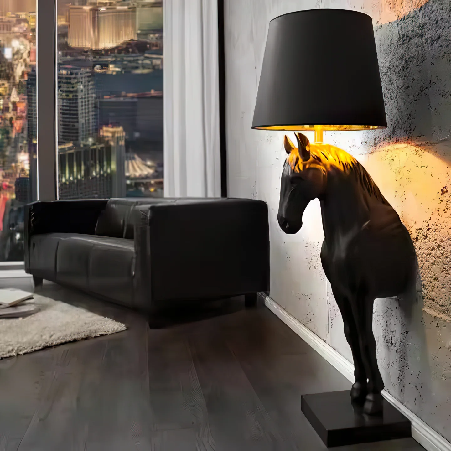 Horse Statue Floor Lamp - Image 8