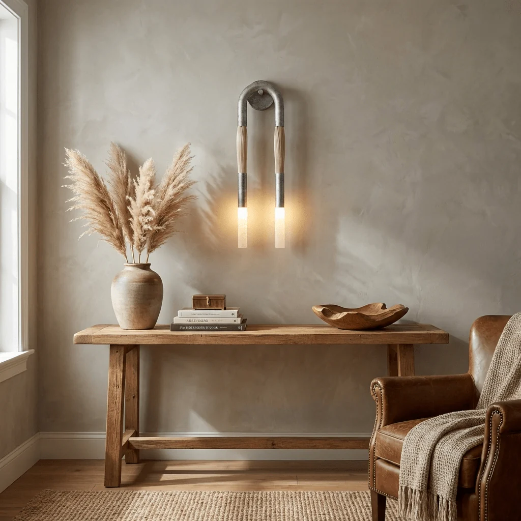 Horsehair Wall Lamp - Image 3