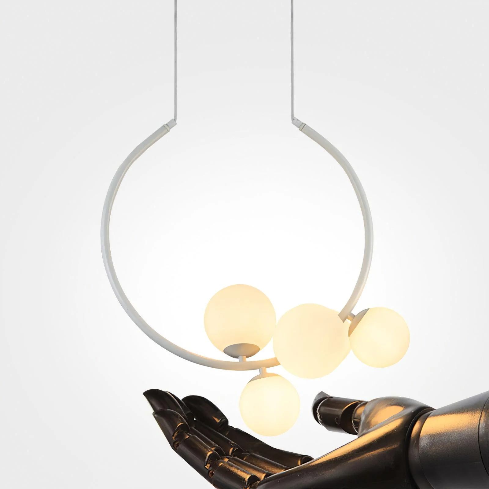 Glass Bubble Pendant Light - Image 2