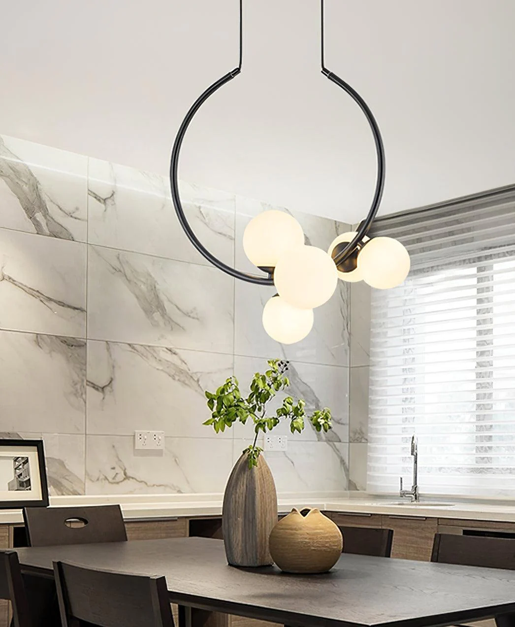 Glass Bubble Pendant Light - Image 6