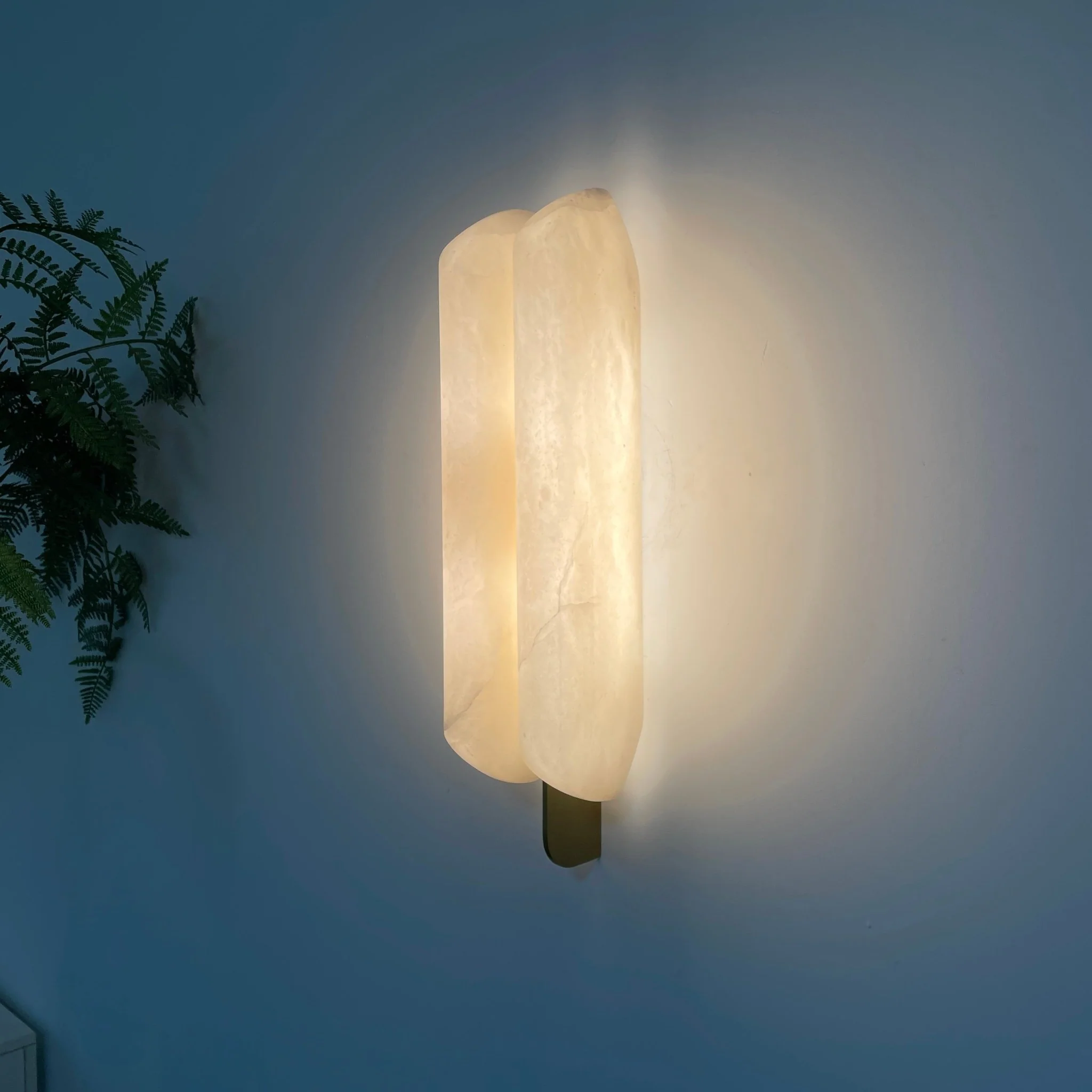 Husk Alabaster Wall Sconce - Image 10