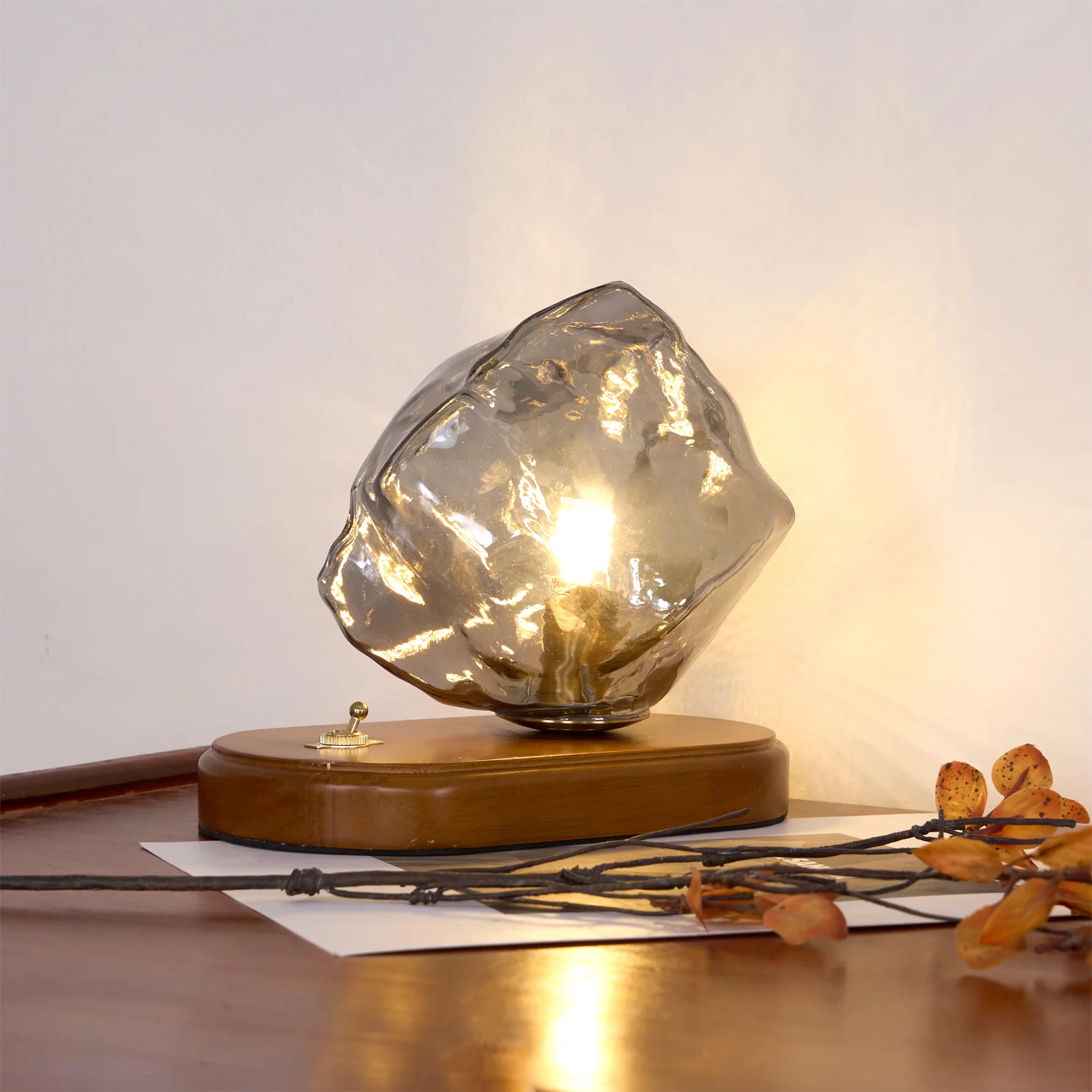 Ice Stone Glass Table Lamp - Image 31