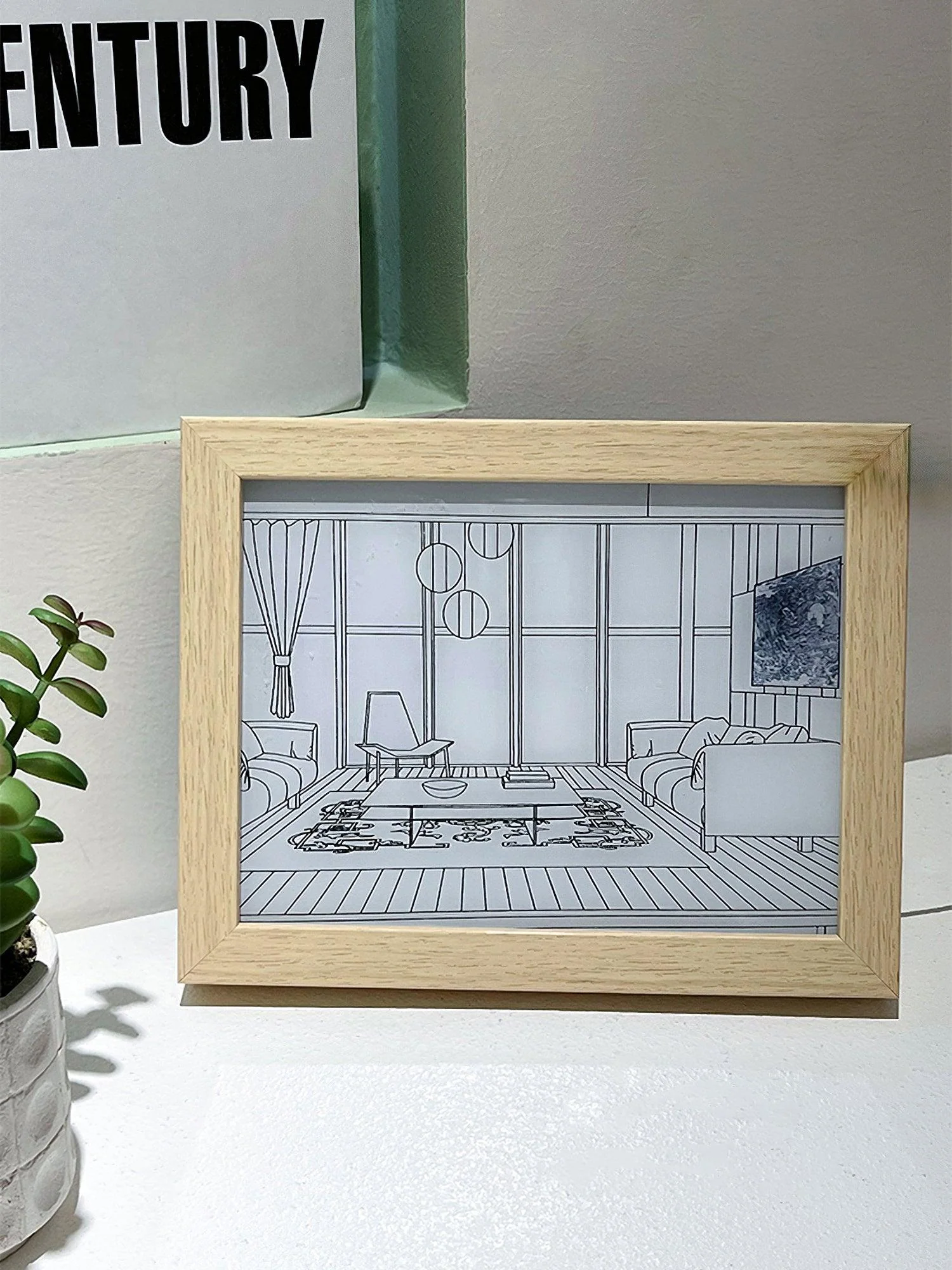 Illuminated Bedside Art Lamp - Image 10