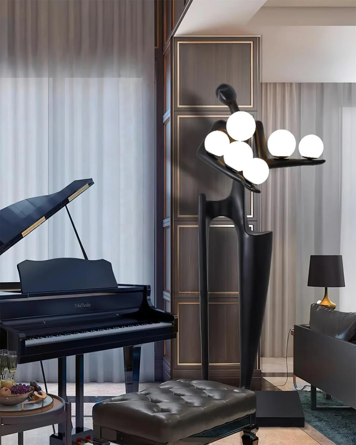 Guardian Sculpture Floor Lamp - Image 8