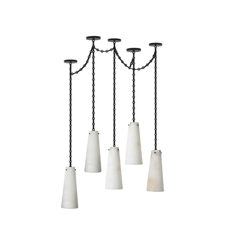 Industrial Cascade Chain Chandelier - Image 12