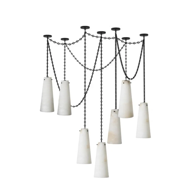 Industrial Cascade Chain Chandelier - Image 13