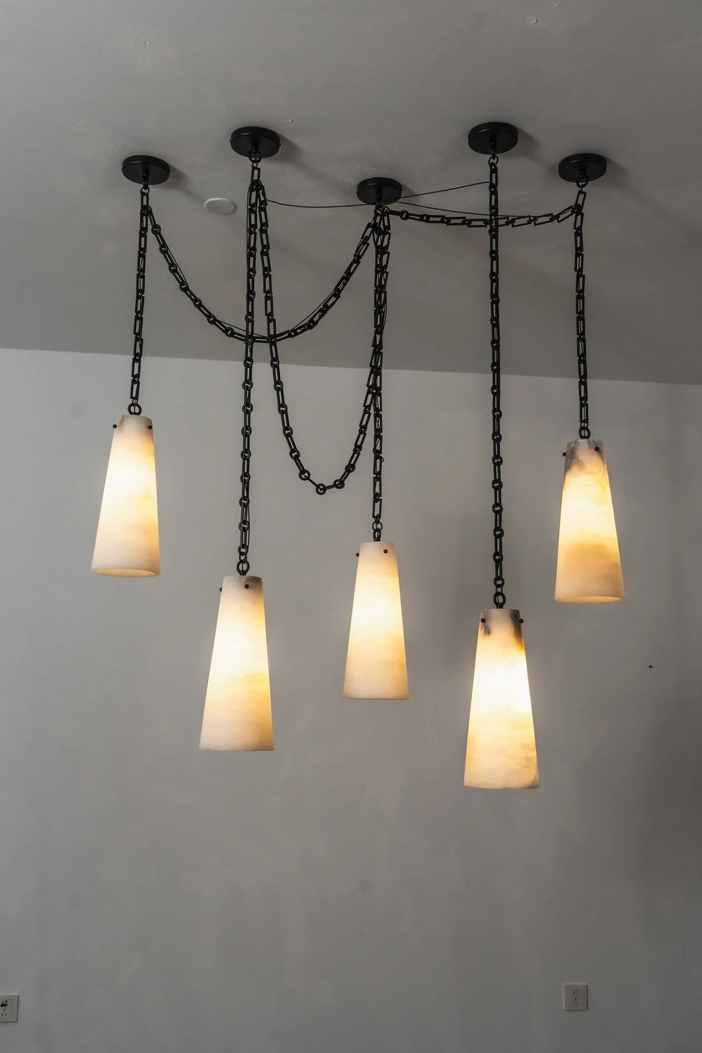 Industrial Cascade Chain Chandelier - Image 20