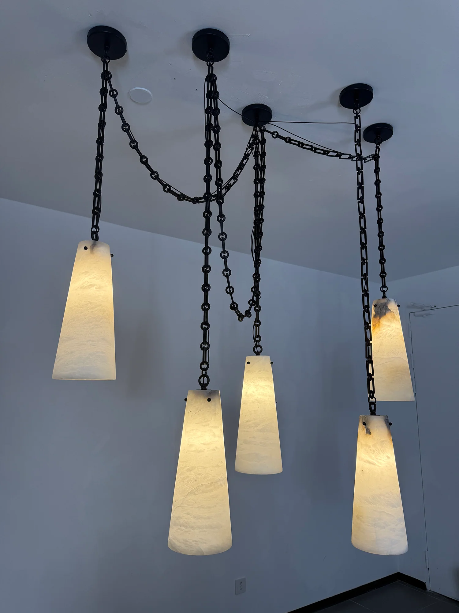 Industrial Cascade Chain Chandelier - Image 22