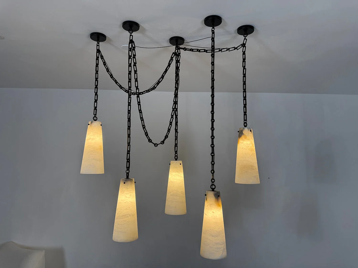 Industrial Cascade Chain Chandelier - Image 24
