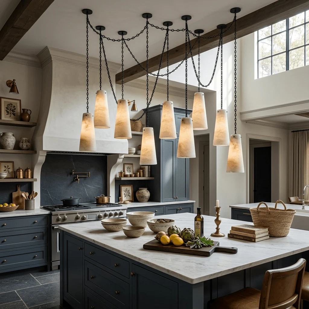 Industrial Cascade Chain Chandelier - Image 6