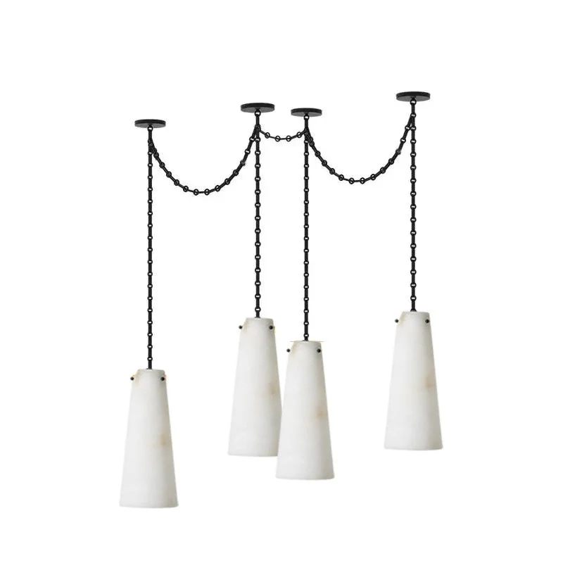 Industrial Cascade Chain Chandelier - Image 7