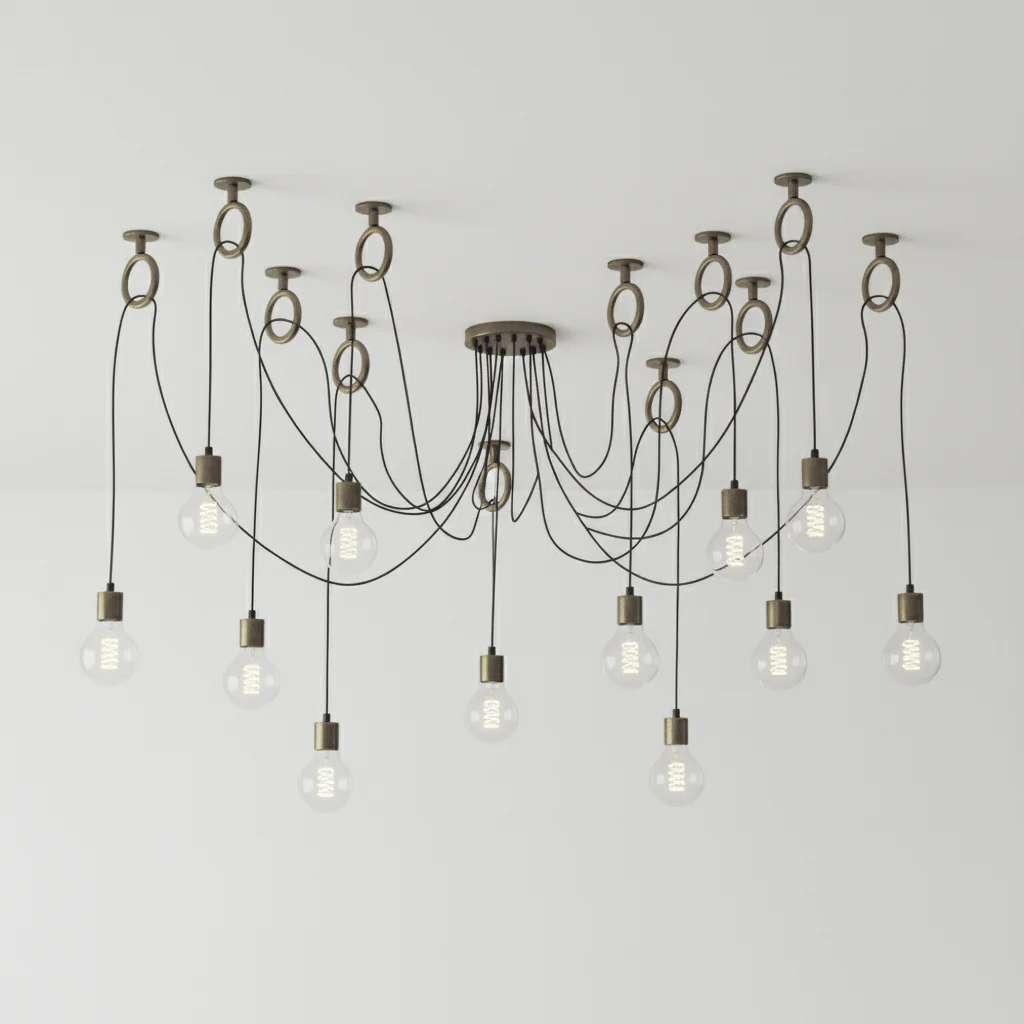 Industrial Spider Chandelier - Image 25