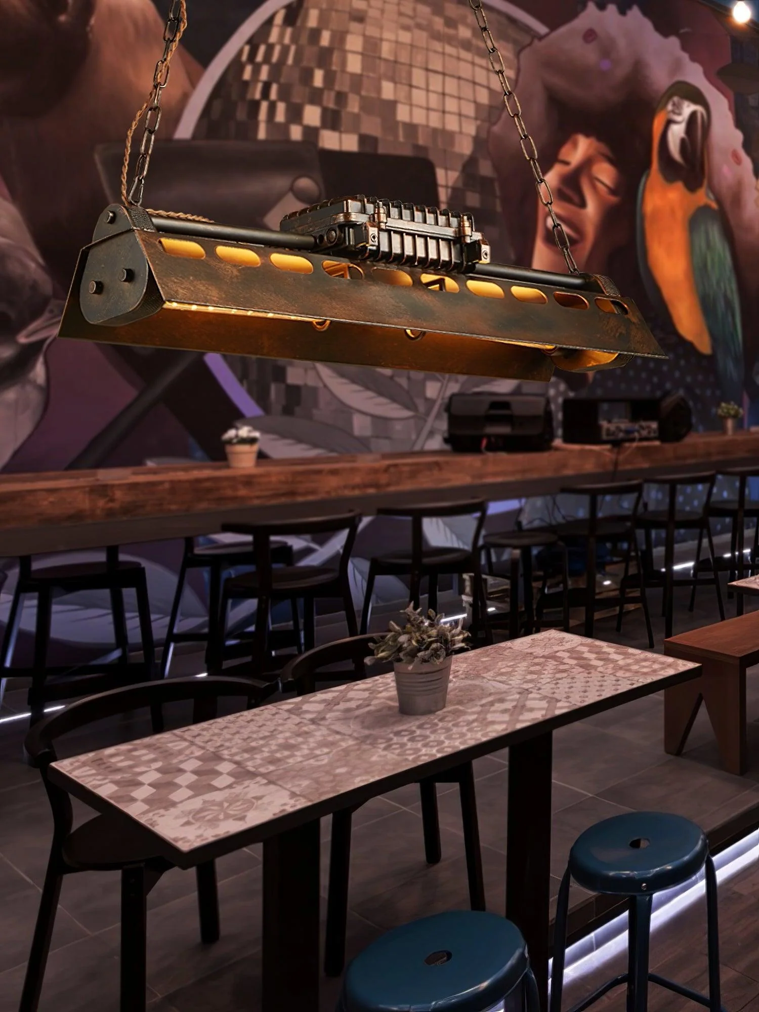 Industrial Steampunk Chandelier - Image 29