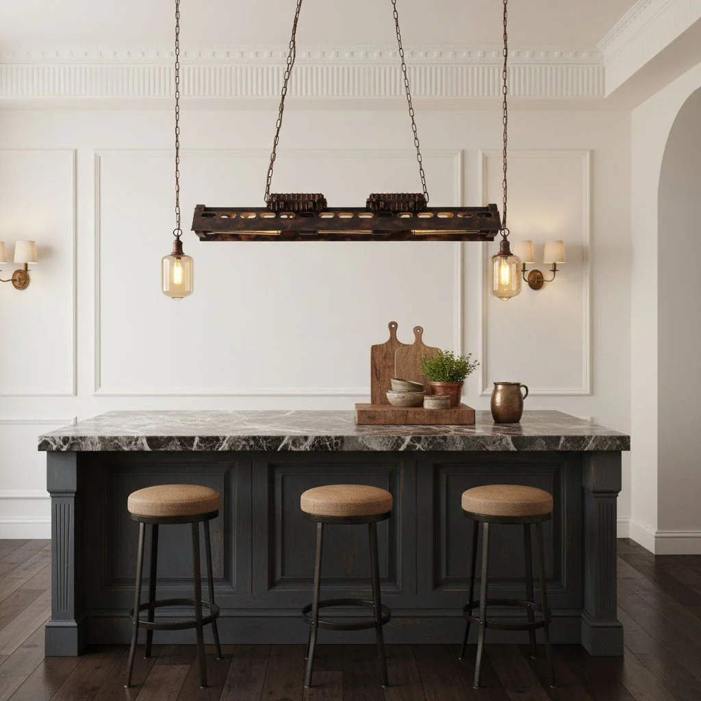 Industrial Steampunk Chandelier - Image 4
