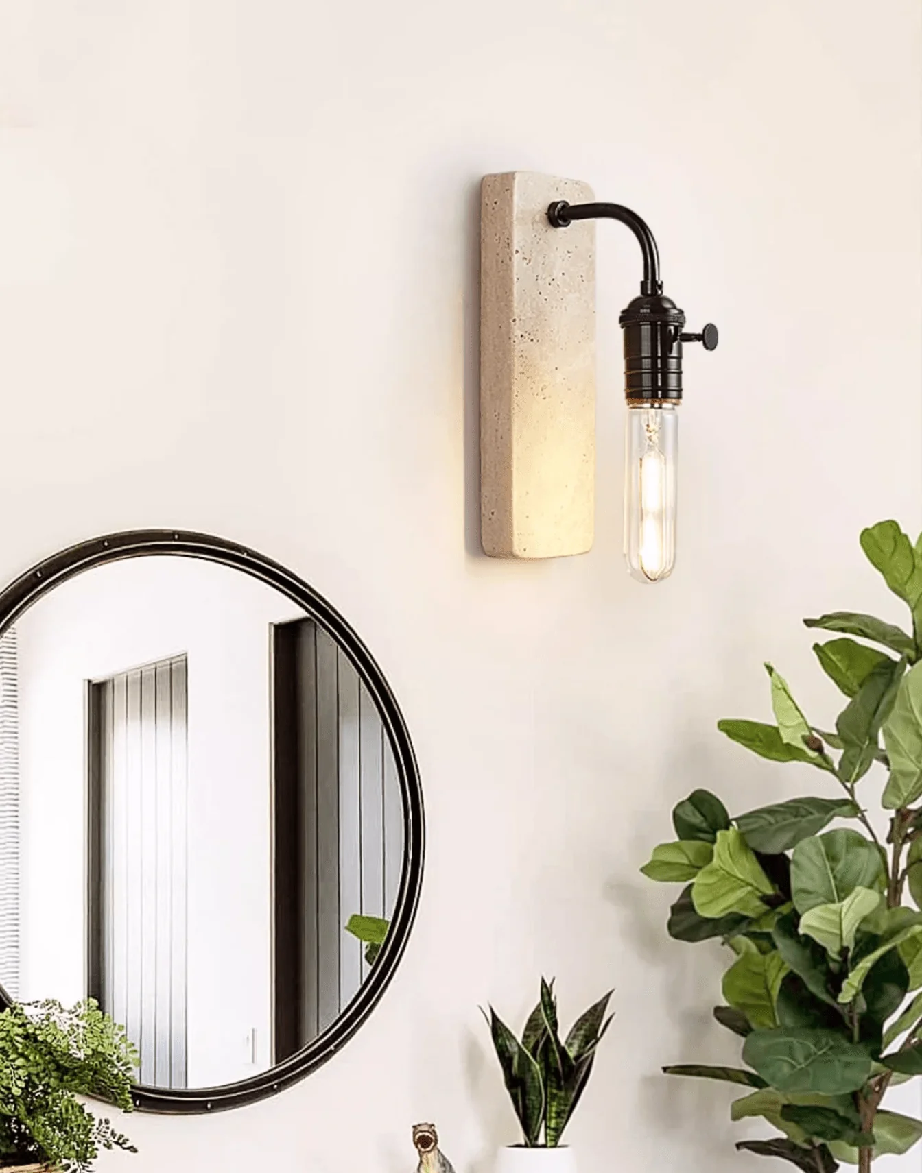Industrial Stone Sconce - Image 10