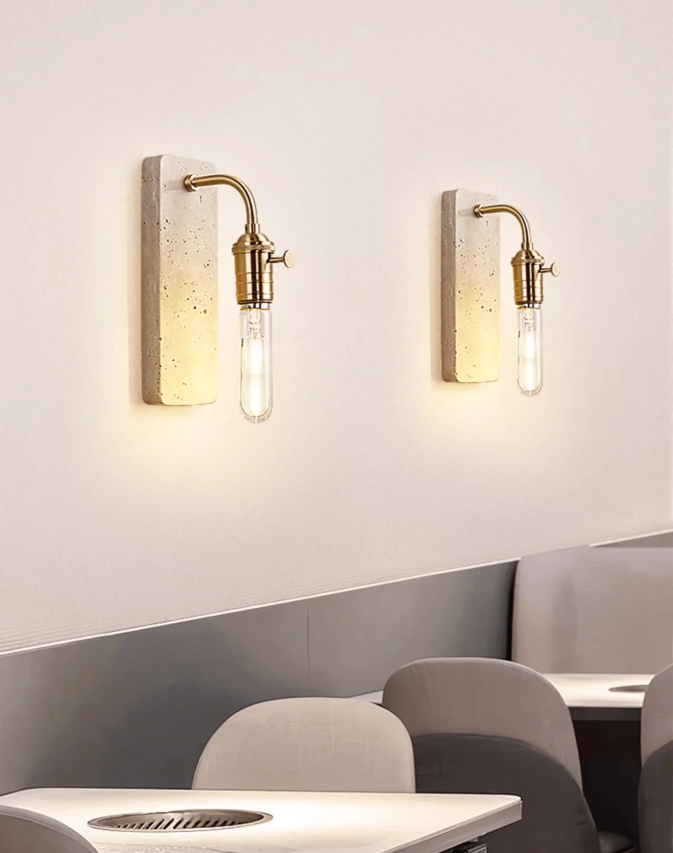 Industrial Stone Sconce - Image 5