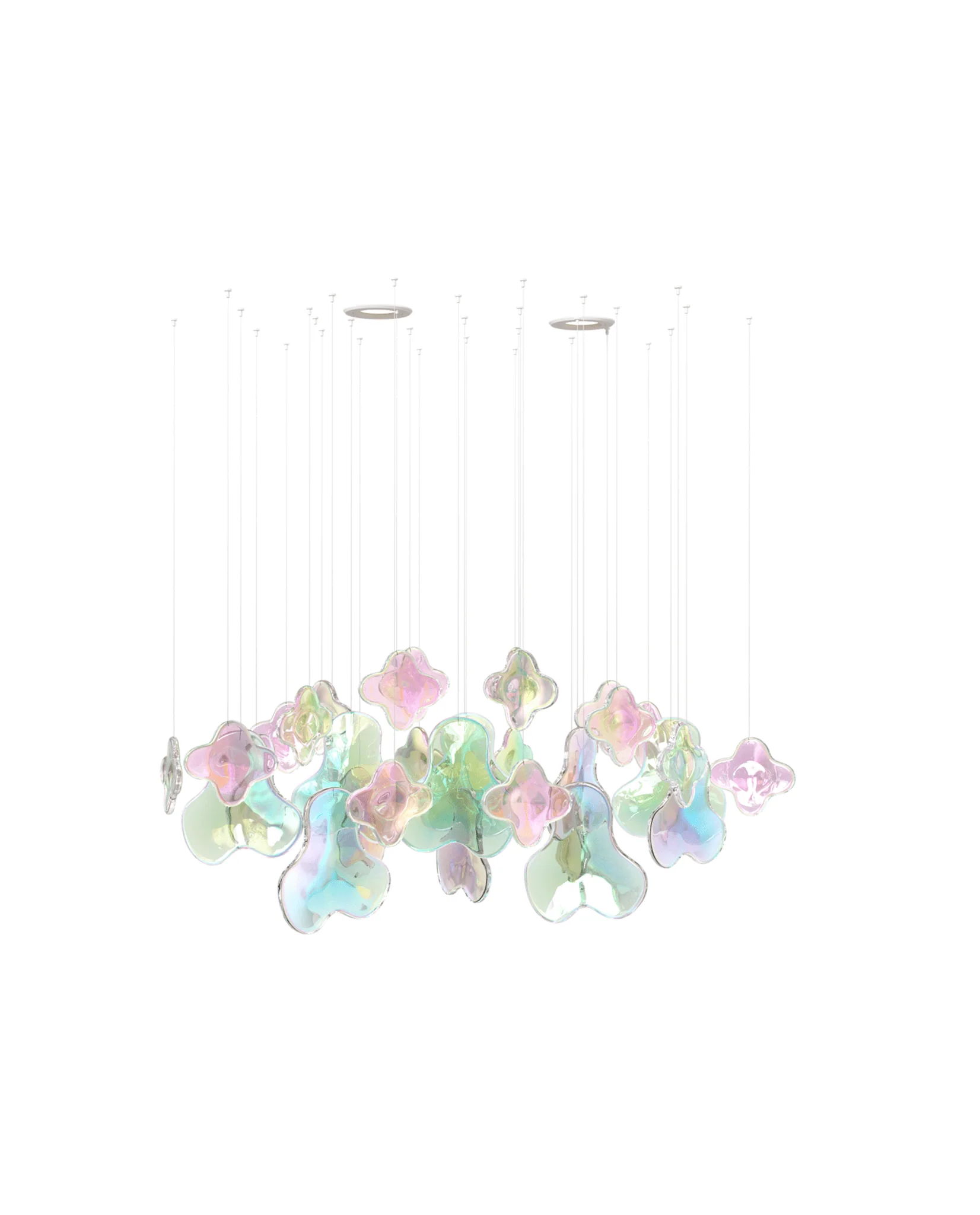 Iris Iridescent Blossom Chandelier - Image 10