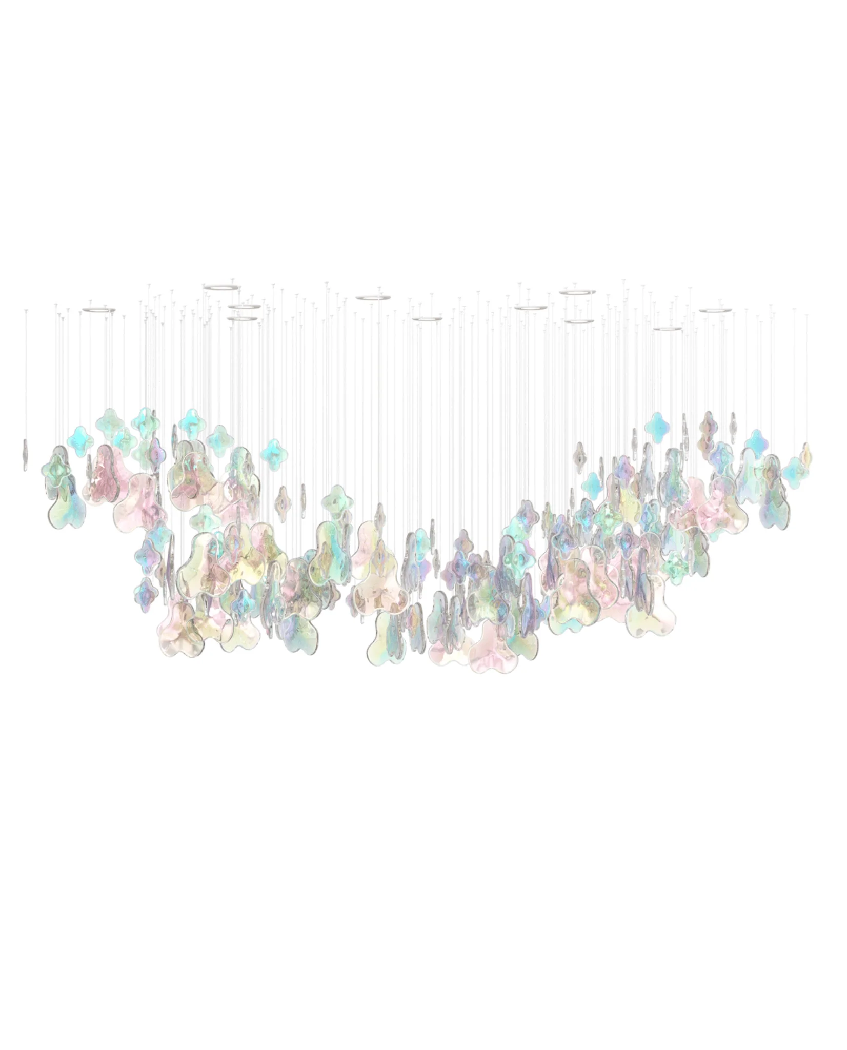 Iris Iridescent Blossom Chandelier - Image 11